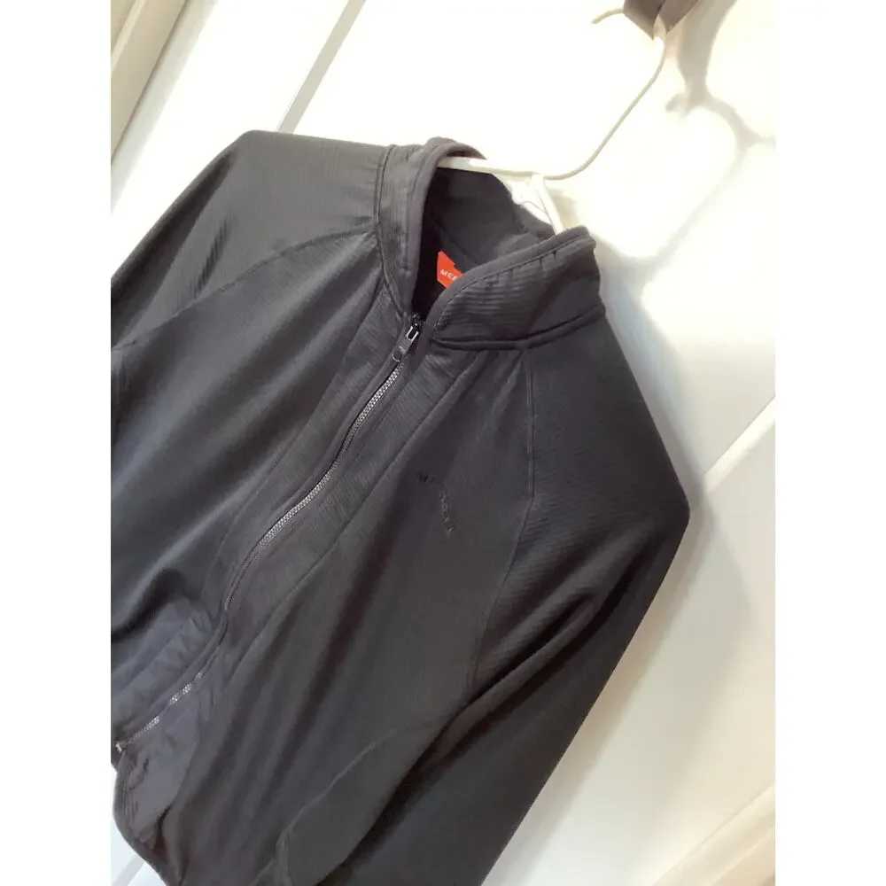 Merrell Women's Long‎ Sleeve Fleece Lined Full Zip Jacket Black Size Small